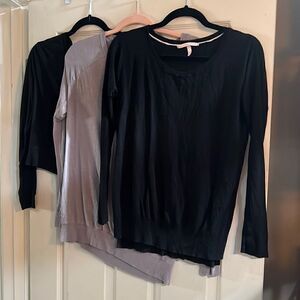 3 pack Victorias Secret & Pink lightweight sweater
